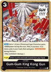 Gum-Gum King Kong Gun - OP04-093 - UC - (Kingdoms of Intrigue Pre-release Promo)